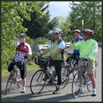 SBC Members riding on the Green River Trail.