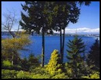 Bellevue Waterfront onto Lake Washington.